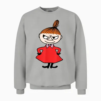 Moomin Little My Hands on Hips T-Shirt, White Unisex Sweatshirt - Ash