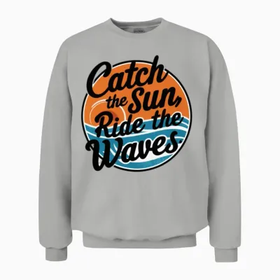 Retro Vintage Unisex Sweatshirt - Ash