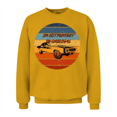 Retro Car Unisex Sweatshirt - Gold