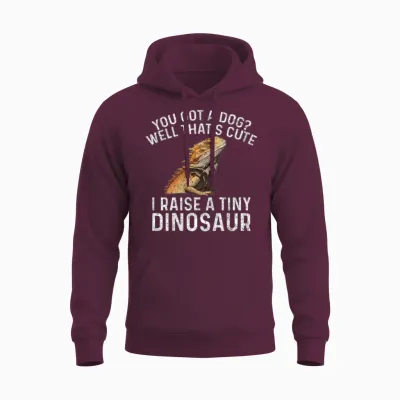 Bearded Dragon Owner Bearded Dragon Pet Unisex Hoodie - Maroon