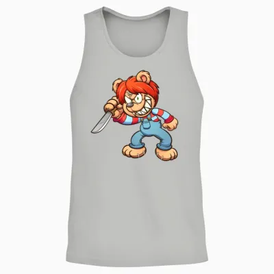 Killer Bear Unisex Tank Top - Ash