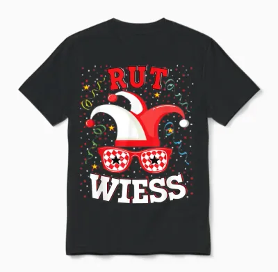 Köln Rut Und Wiess Rot Weiss Karneval Kölsch Faschingskostüm Unisex T-Shirt - Black
