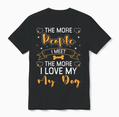 Dog Lover Dog Love Mistress Dog Breed Unisex T-Shirt - Black