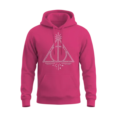 Harry Potter the Deathly Hallows Icon Unisex Hoodie - Heliconia