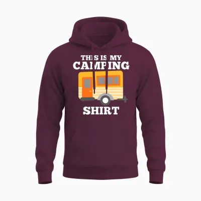 Camping Rv Camper Unisex Hoodie - Maroon