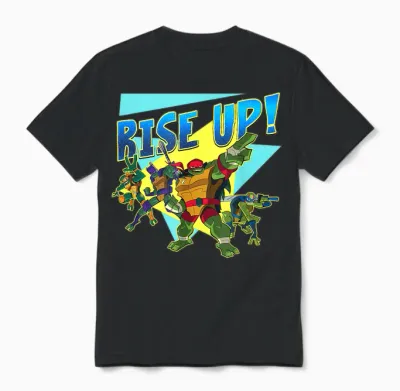 Tmnt - Rise Up! Unisex T-Shirt - Black