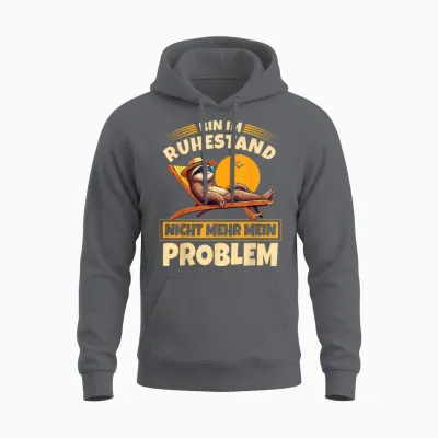 Rente 2026 Nicht Mehr Mein Problem Ruhestand Rentner Unisex Hoodie - Charcoal