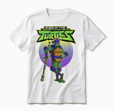 Donatello - Casual Style - Rise Unisex T-Shirt - White