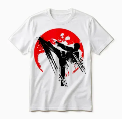 Love Karate Boys' Shirt Karate Lovers for Men and Women T-Shirt, White Unisex T-Shirt - White