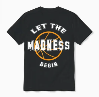 Let the Madness Begin Unisex T-Shirt - Black