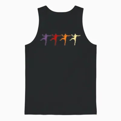 Handball Retro Unisex Tank Top - Black