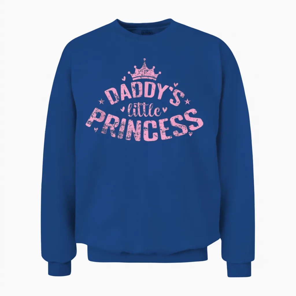 Papas Kleine Prinzessin Märchenmomente Unisex Sweatshirt in Royal