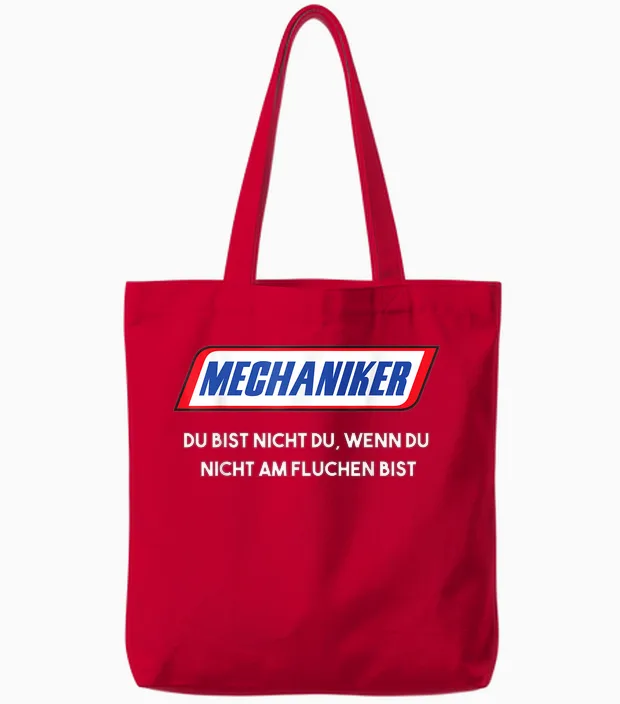 Car Screwdriver T-Shirt Screws Car Mechanic Gift Tote Bags in Red