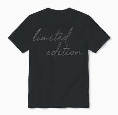 Limited Edition Unisex T-Shirt - Black