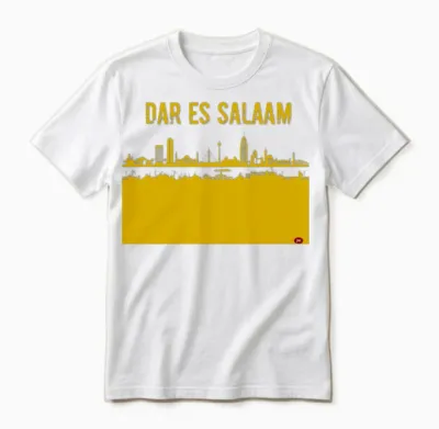 Dar Es Salaam Design Unisex T-Shirt - White