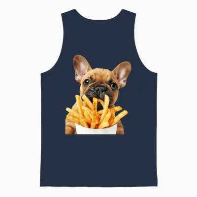 Dog Unisex Tank Top - Navy