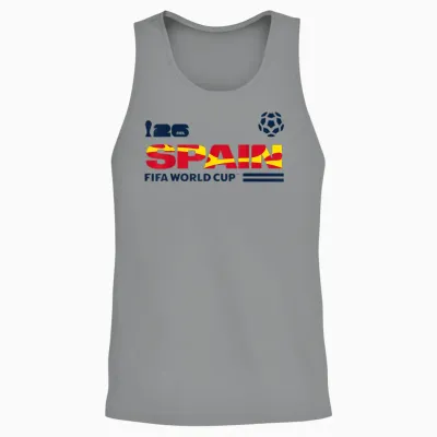 Fifa World Cup26 Qualifier Spain Unisex Tank Top - Sport Grey