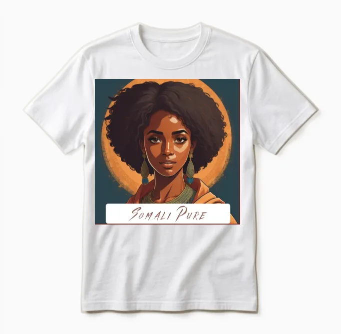 Somali Pure T Shirt - Somali Hoodies Unisex T-Shirt in White