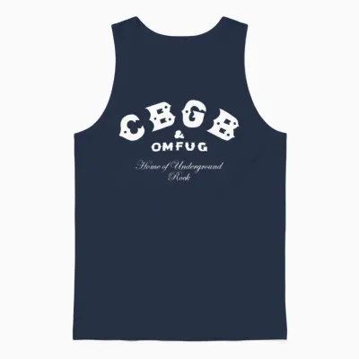 Cbgb Unisex Tank Top - Navy