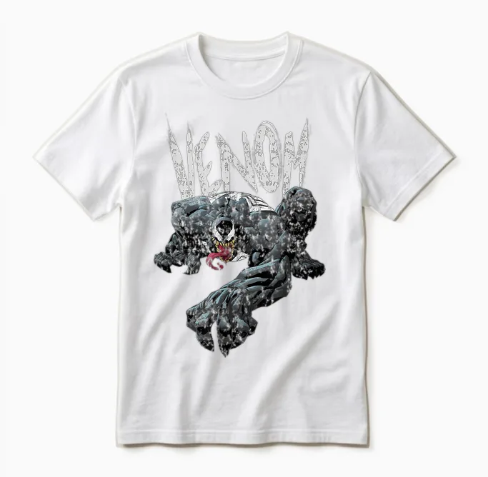 Marvel Venom Eddie Brock Unisex T-Shirt in White