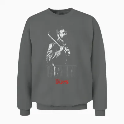 The Boys Daddy's Home Billy Butcher Black & White Tv Show Unisex Sweatshirt - Graphite Heather