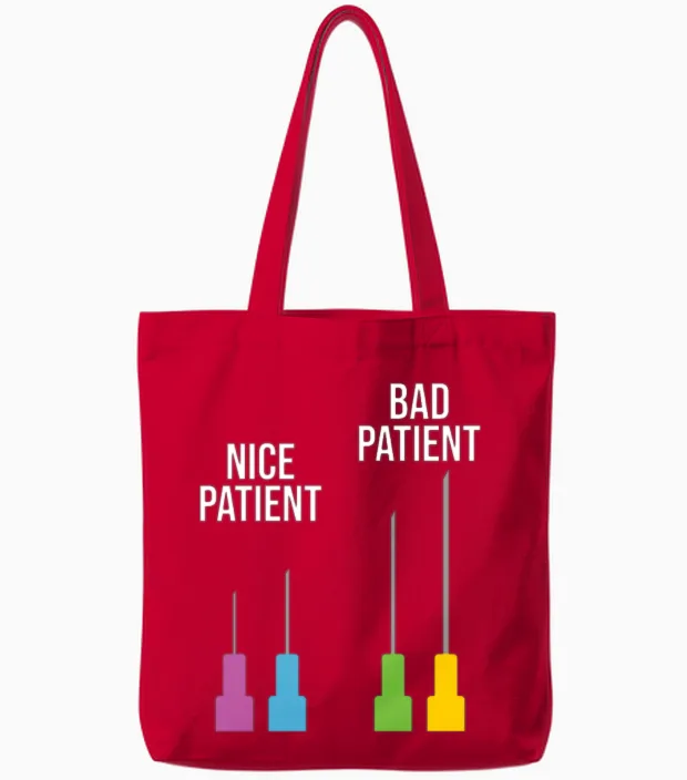 Funny Nurse Gift for Nurse Nurses Tote Bags in Red