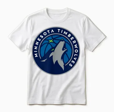 Nba Minnesota Timberwolves Offizielles Lizenzprodukt Unisex T-Shirt - White