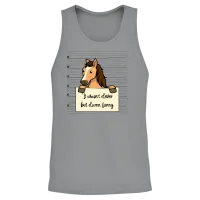 Horse Was Not Clever but Funny Unisex Tank Top - Sport Grey – 2