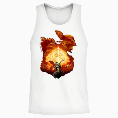 Elden Adventure Video Game Unisex Tank Top - White
