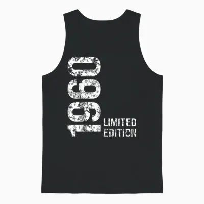 66 Geburtstag Männer 1960 Unisex Tank Top - Black
