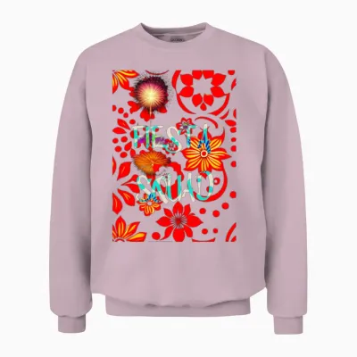 Fiesta Squad Design Unisex Sweatshirt - Light Pink