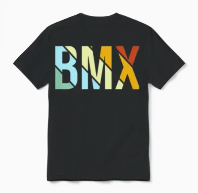 Bmx Retro Unisex T-Shirt - Black