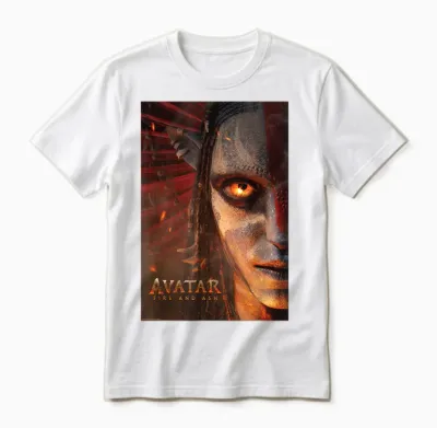 Avatar: Fire and Ash Varang Official Movie Theatrical Unisex T-Shirt - White