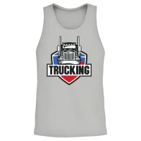 Trucking Shield Tee – Classic American Power Unisex Tank Top - Ash – 2