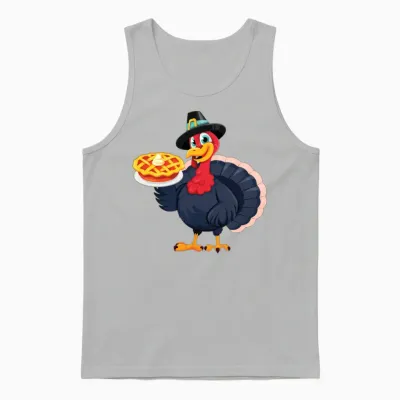 Funny Duck Unisex Tank Top - Ash