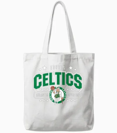 Nba - Boston Celtics Gewölbte Atlantic Division Tote Bags - White