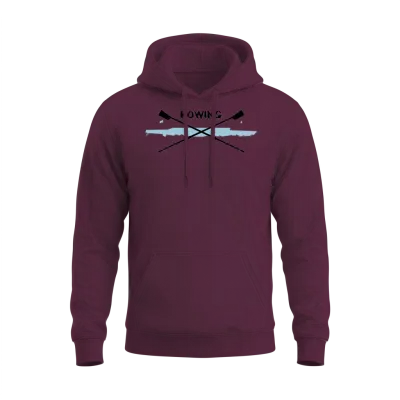 Rowing, Crew Unisex Hoodie - Maroon