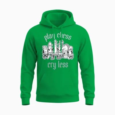 Chess Tournament Coach Chess Piece Queen Chess Day Unisex Hoodie - Irish Green
