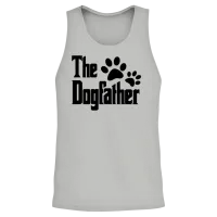The Dog Father — Lovers Unisex Tank Top - Ash – 2