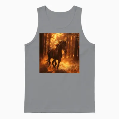 Horse Unisex Tank Top - Sport Grey