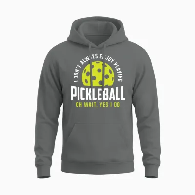 Funny Pickleball Gift Unisex Hoodie - Graphite Heather