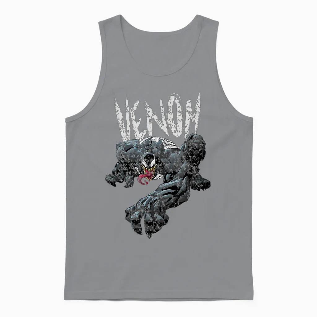 Marvel Venom Eddie Brock Unisex Tank Top in Sport Grey