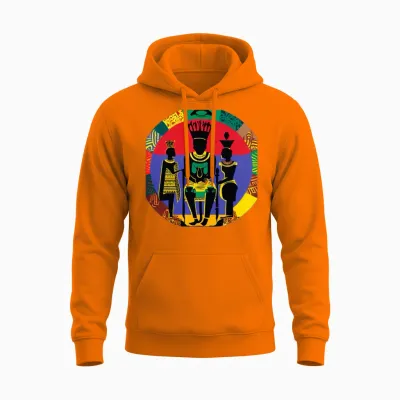 King Family 1.0 Unisex Hoodie - Safety Orange