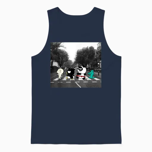 Badtz - Maru Crosswalk Unisex Tank Top - Navy