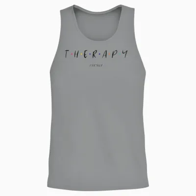 Therapy Partner Funny Unisex Tank Top - Sport Grey