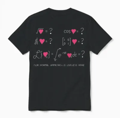 Xkcd Love Unisex T-Shirt - Black