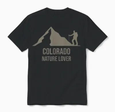 Colorado Day Hikes | Colorado Hiking Unisex T-Shirt - Black