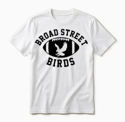 Broad St Birds Unisex T-Shirt - White