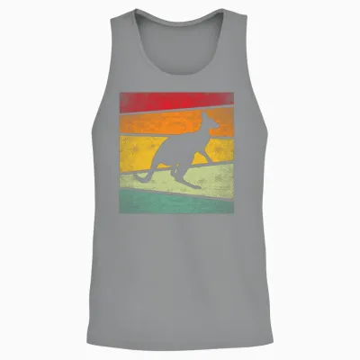 Kangaroo Retro Unisex Tank Top - Sport Grey