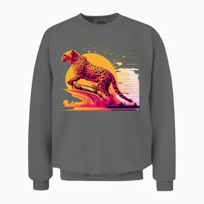 Guépard Unisex Sweatshirt - Graphite Heather